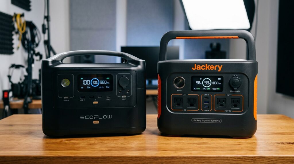 EcoFlow Delta 2 vs Jackery Explorer 1000 Pro: Head-to-Head 1000Wh Showdown