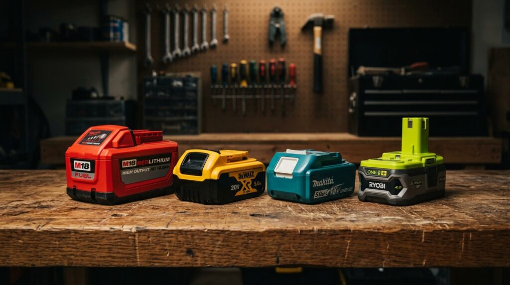 The Ultimate Power Tool Battery Platform Comparison (Milwaukee vs DeWalt vs Makita vs Ryobi)