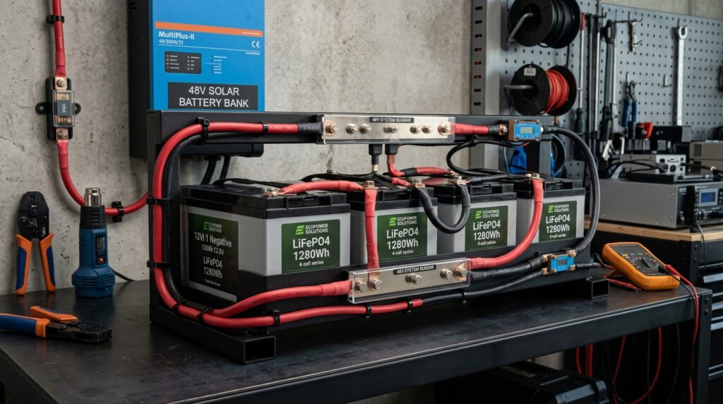 Wiring Batteries in Series vs Parallel: The Complete Guide with Diagrams & Sizing